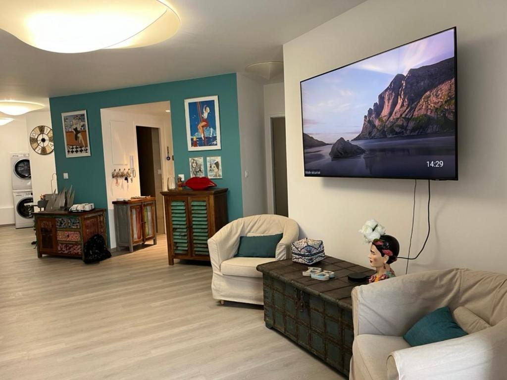 T2! 3 Ou 4 Personnes Centre Ville Neuf Avec Garage Санарі-сюр-Мер Екстер'єр фото