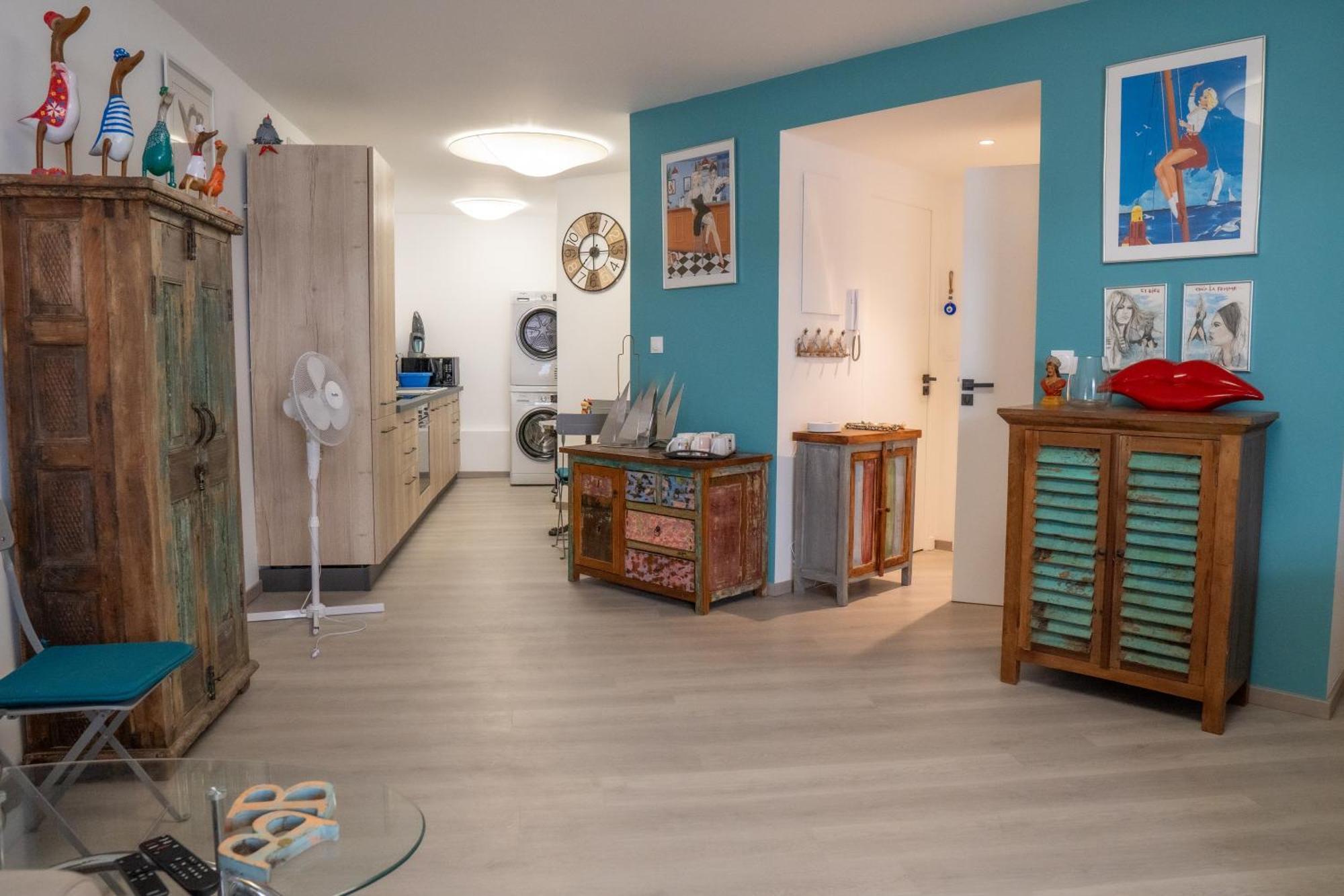 T2! 3 Ou 4 Personnes Centre Ville Neuf Avec Garage Санарі-сюр-Мер Екстер'єр фото