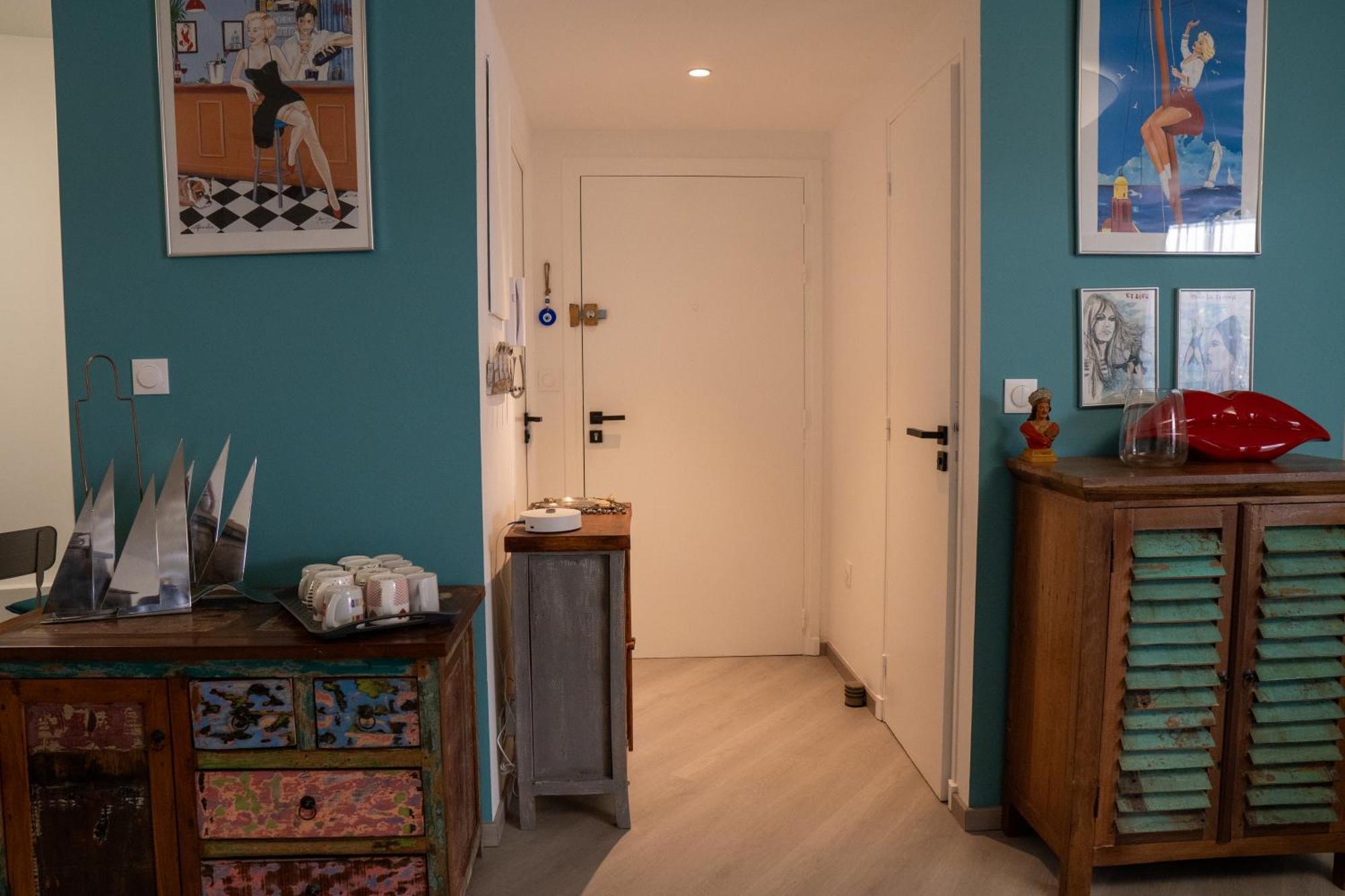 T2! 3 Ou 4 Personnes Centre Ville Neuf Avec Garage Санарі-сюр-Мер Екстер'єр фото