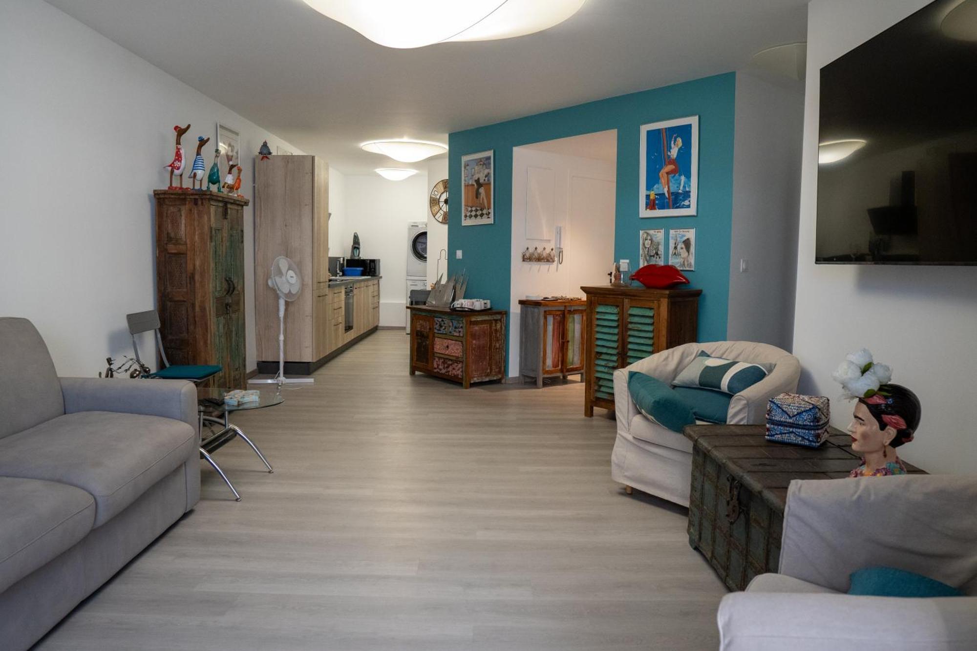 T2! 3 Ou 4 Personnes Centre Ville Neuf Avec Garage Санарі-сюр-Мер Екстер'єр фото